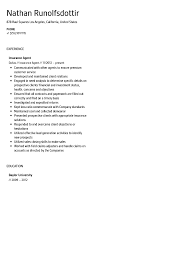 When writing your resume, be sure to reference the job description and highlight any skills, awards and certifications that match with the requirements. Insurance Agent Resume Sample Velvet Jobs