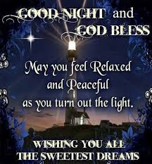 Good Night God Bless Quotes Prayer For Friends And Family Todayz News