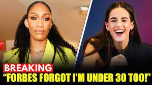 Breaking: MAJOR ENVY Hits A'Ja Wilson As Caitlin Clark Made FORBES 30 Under  30! | Basket Hoops - YouTube