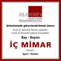 Tam zamanlı, dönemsel ve yarı zamanlı iş ilanları. Atabey I Ic Mimar Arayan Is Ilanlari