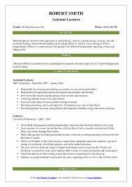 M.sc economics university of peshawar. Lecturer Resume Samples Qwikresume