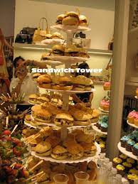 Sandwich Tower Affordable Catering Party Catering Bridal Shower Catering