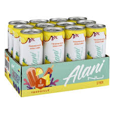 Alani Nu Sugar Free Energy Drink Pre Workout Performance Tropsicle 12 Oz Cans Pack Of 12 Walmart Com
