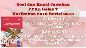 Jawaban pkn bab 6 kelas 11 semester 2 kunci jawaban kelas. Kunci Jawaban Ppkn Kelas7 Tabel 4 3 Keberagaman Agama Di Sekitar Peserta Didik Halaman 92 93 Bab 4 Youtube