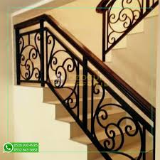 Ferforje Ozel Tasarim Merdiven Korkulugu Wrought Iron Special Design Stairs Ra En 2020 Diseno De Escalera Barandales De Aluminio Barandales Para Escaleras Interiores