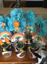 Center Pieces Noahs Ark Noahs Ark Baby Shower Noahs Ark Party Baby Shower Decorations