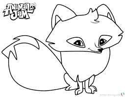 Animal jam coloring pages fox. Pin On Adult