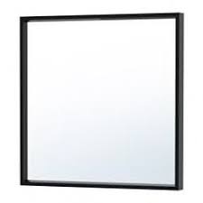 Nissedal Spiegel Schwarz 65x65 Cm Ikea Osterreich Ikea Nissedal Ikea Mirror Wall Mirrors Ikea