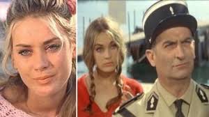 Луи де фюнес, женевьева град, мишель галабрю и др. Le Gendarme De Saint Tropez Qu Est Devenue Genevieve Grad La Fille Du Gendarme