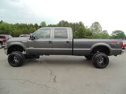Lifted 2007 Ford F250 Lariat Crew Cab 4x4 Long Bed Diesel Trucks And Girls Lifted Ford Trucks Ford Trucks