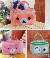 El Orgusu Ile Yapilmis Makyaj Cantasi Crochet Bags Purses Animal Bag Cute Crochet