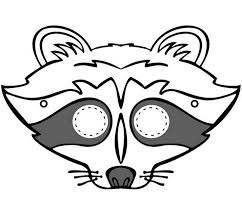 16 Best Photos Of Halloween Face Mask Template Halloween Mask Templates Printable Halloween Craft Masks Temp Raccoon Mask Woodland Animal Masks Animal Masks
