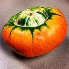 Probably one of the funkiest foods to date, turban squash is an heirloom gourd that resembles…well a turban! Behind Brown Eyes Recipe Roasted Turk S Turban Squash And Onions