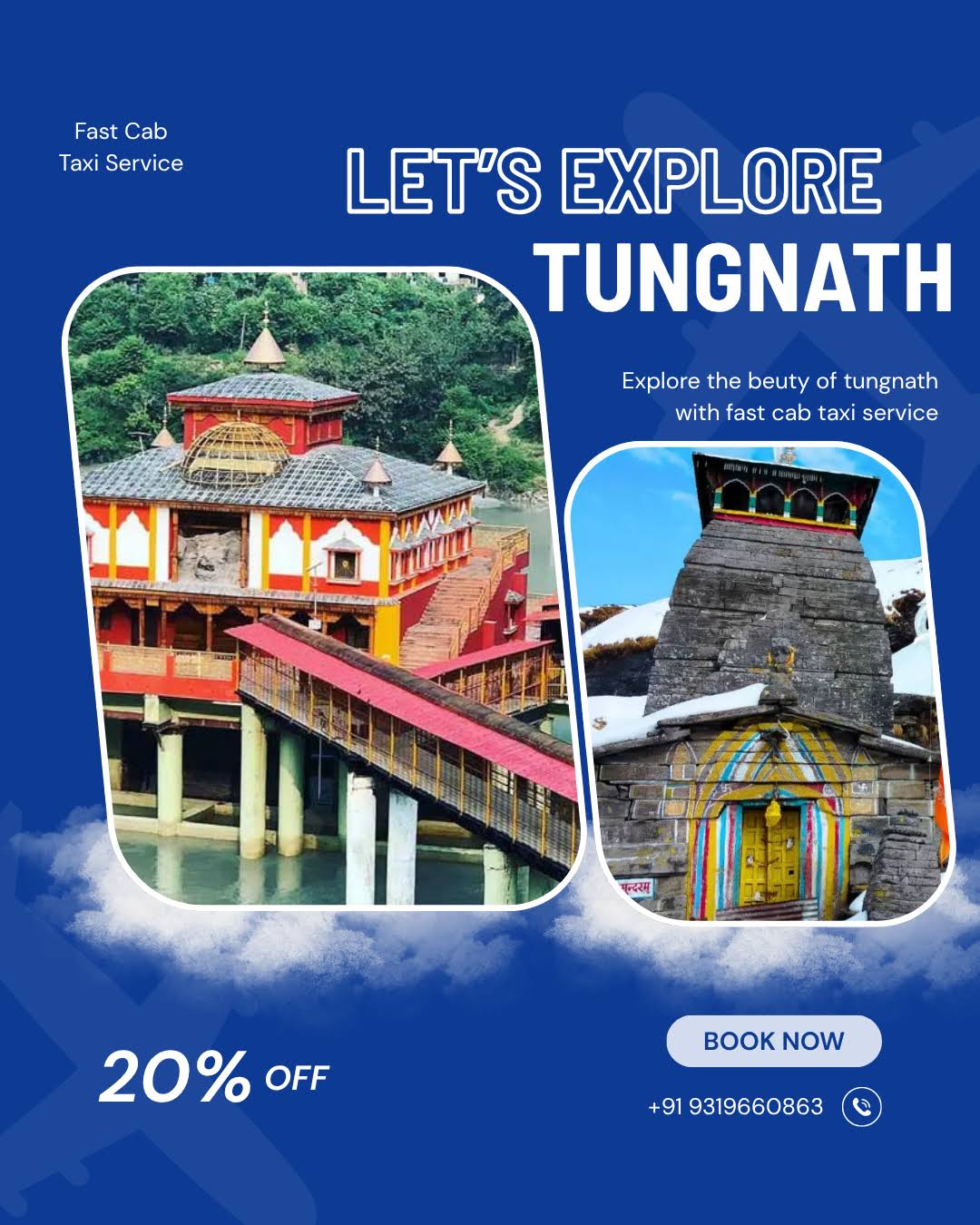 Delhi airport to Tungnath temple product image