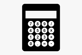 Calculator on white background vector. Calculator Clipart Black And White Free Transparent Clipart Clipartkey