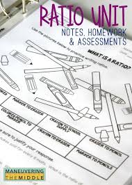 Ratios 6th Grade Unit Middle School Math Classroom Math Interactive Notebook Middle School Math Lesson Plans