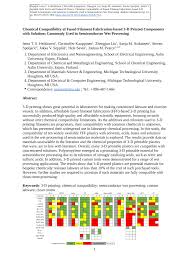 pdf chemical compatibility of fused filament fabrication