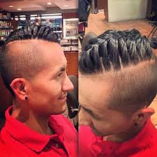 Bun, dreads, braids with shaved sides and back, one side shaved hairstyles with weave, short and long, medium haircuts with shaved sides for black women, girl when it comes down to style and fantasy, standard rules can be disregarded for the sake of creating new and beautiful haircuts. 50 Masculine Braids For Long Hair Unique Stylish 2021