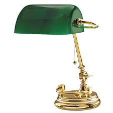 The banker's desk lamp gives a traditional look to your desk and work space. Brass Bankers Lamp Tus1503 Bankers Lamp Lamp Green Table Lamp