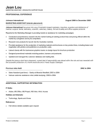Marketing Coordinator Resume Examples Marketing Resume Job Resume Samples Assistant Jobs