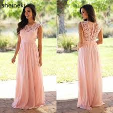 Romantik und pure zartheit in jedem kleid! Rosa Kleid Mit Spitze Lang 610c3a