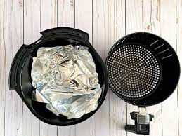 When it comes to aluminum foil, tin foil, silicone, it seems like you are safe to go as long. Pin On Air Fryer Recipes