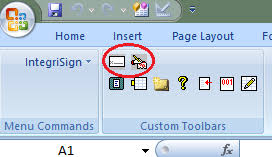 How to insert signature in excel. Excel Integrisign Epad Steadlands