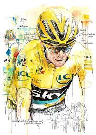 Chris Froome By Horst Brozy Velo De Route Bicyclettes Cyclisme