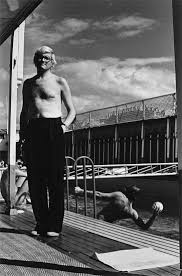 Helmut Newton David Hockney Piscine Royal Paris 1975 Phillips