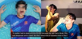 Getting bored with normal pool game? Malaysian Youtuber Under Fire After Dumping 1 000 Fever Relief Patches Into Kiddie Pool News Nation Usa