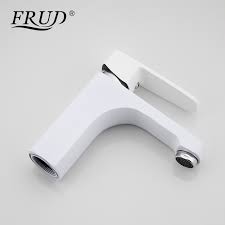 Messing • große auswahl 2021 ▶ jetzt kaufen bei kreuzornamente farbe: Frud Moderne Weiss Bad Leuchte Messing Spray Farbe Armaturen Wc Wasser Becken Waschbecken Wasserhahn Heisse Und Kalte Wasser Bad Mischer R10301 2 Hot And Cold Sink Tapbasin Sink Aliexpress