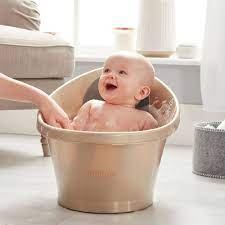 Leachco lily pod compact soft tub in stingrays design. Shnuggle Baby Bath Tub Gold Luxury Life Kuwait