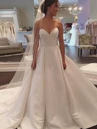 Shop the simple & elegant collection of satin wedding dresses and bridal gowns 2021. Ball Gown Sleeveless Sweetheart Court Train Satin Wedding Dresses Satin Wedding Dress Simple Wedding Dresses Satin Wedding Dresses