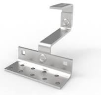 Solar panel mounting with tile roof hooks , SPC-RF-IK15-DR
