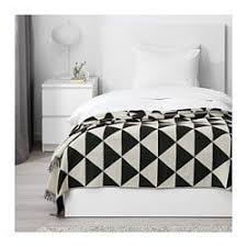 Johanne Throw Black White Black Natural 51x67 Ikea Ikea Ikea Throws Simple Room