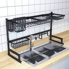 Our kitchen rack will make the most of your space. Stainless Steel Kitchen Sink Rack Dish Organizer Utensils Storage Supplies Racks Holders Aliexpress