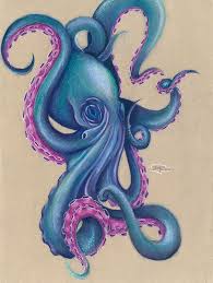 Sinuosity Octopus Drawing Octopus Tattoo Sleeve Octopus Tattoos