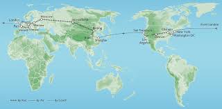 .shipping routes from china ports to usa ports?we make a review for 3 carriers routes,you will find full details for container shipping from china to dallas, kansas city, new york comment: Around The World In 53 Days The Ultimate Great Rail Journeys Rail Trip Covering 23 000 Miles Daily Mail Online