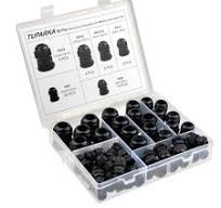 TUPARKA 50 Pack Cable Gland Waterproof Adjustable 3-16mm Cable Connectors  PG7 PG9 PG11 PG13.5 PG16 PG19 Plastic Cable Gland Joints with Gaskets in PP  ...