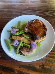 Bone in pork chop and summer veg [prochef] : rChefit