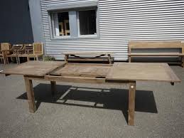 Teak Tisch Altes Holz 200 250 300 X 100 Cm Ausziehbar Image 3 Esstisch Holz Ausziehbar Teakholz Tisch Altholz