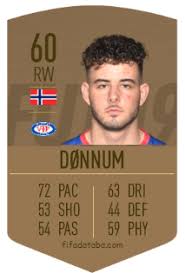 Aron leonard dønnum (born 20 april 1998) is a norwegian football player currently playing as a winger for vålerenga. Aron Donnum Fifa 19 Rating Card Price