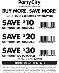 Party City Printable Coupon Party City Printable Coupons Free Printable Coupons
