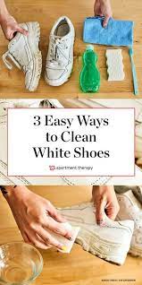 3 Easy Ways To Clean Your White Shoes So They Look Like New How To Clean White Shoes White Leather Shoes How To Clean White Sneakers