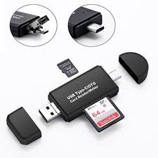 3 In 1 Usb Type C Card Reader Expand The Capabilities Of Your Devices Usb Card Reader Android Computer