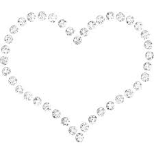 Bling Heart Png Liked On Polyvore Featuring Fillers Hearts Backgrounds Frames Valentines Borders And Picture Fra Bling Valentine Clipart Silver Necklace