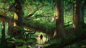 Ancient Forest Workshop Demo Jason Scheier On Artstation At Https Www Artstation Com Artwork Bwrr8 Fantasy Landscape Ancient Forest Epic Art