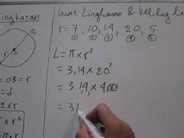 Dalam contoh soal dan jawaban tentang keliling lingkaran diatas, penulis menggunakan nilai π terkadang 3,14 atau terkadang menggunakan 22/7. Luas Dan Keliling Lingkaran Beserta Contoh Dan Penyelesaiannya Youtube