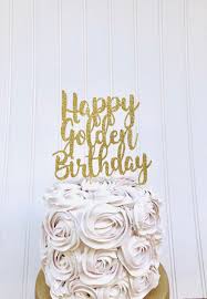 Happy 30th Birthday Cake Topper Rose Gold Happy Golden Birthday Cake Topper Happy Birthday 30th Etsy In 2020 Golden Birthday Cakes Cute Birthday Cakes 30th Birthday Cake Topper