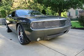 The dodge challenger concept was unveiled at the 2006 detroit motor show and was a preview for the 3rd generation dodge challenger that started its production in 2008. Pic Of Phantom Grill On Black Car Dodge Challenger Forum